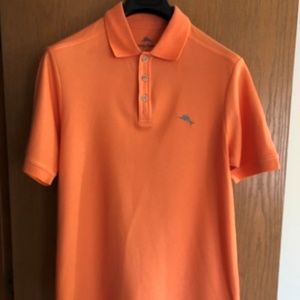 TOMMY BAHAMA MENS SMALL ORANGE POLO MINT